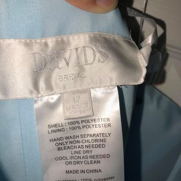 David's Bridal Strapless Dress - Picture 2 of 5